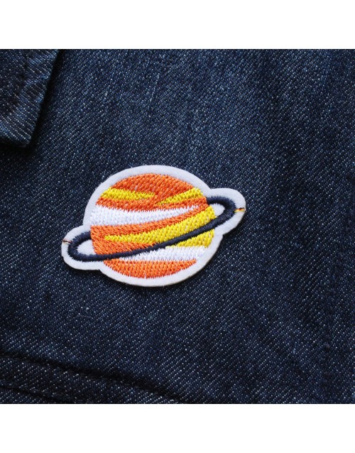 Saturn Iron On Patch // Small 